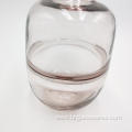 Mouth Blown Home Decorative Thick Pink Colored glass vase